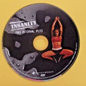 BeachBody Insanity Replacement Disc Only-Max Interval Circuit & Fit Test-DVD